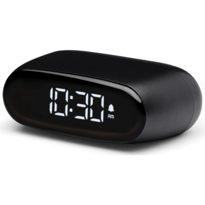 Réveil LEXON Minut ultra-compact Rechargeable Noir