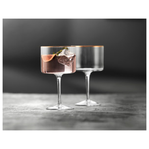 Set de 4 verres à gin tonic Palermo Gold 32 cl