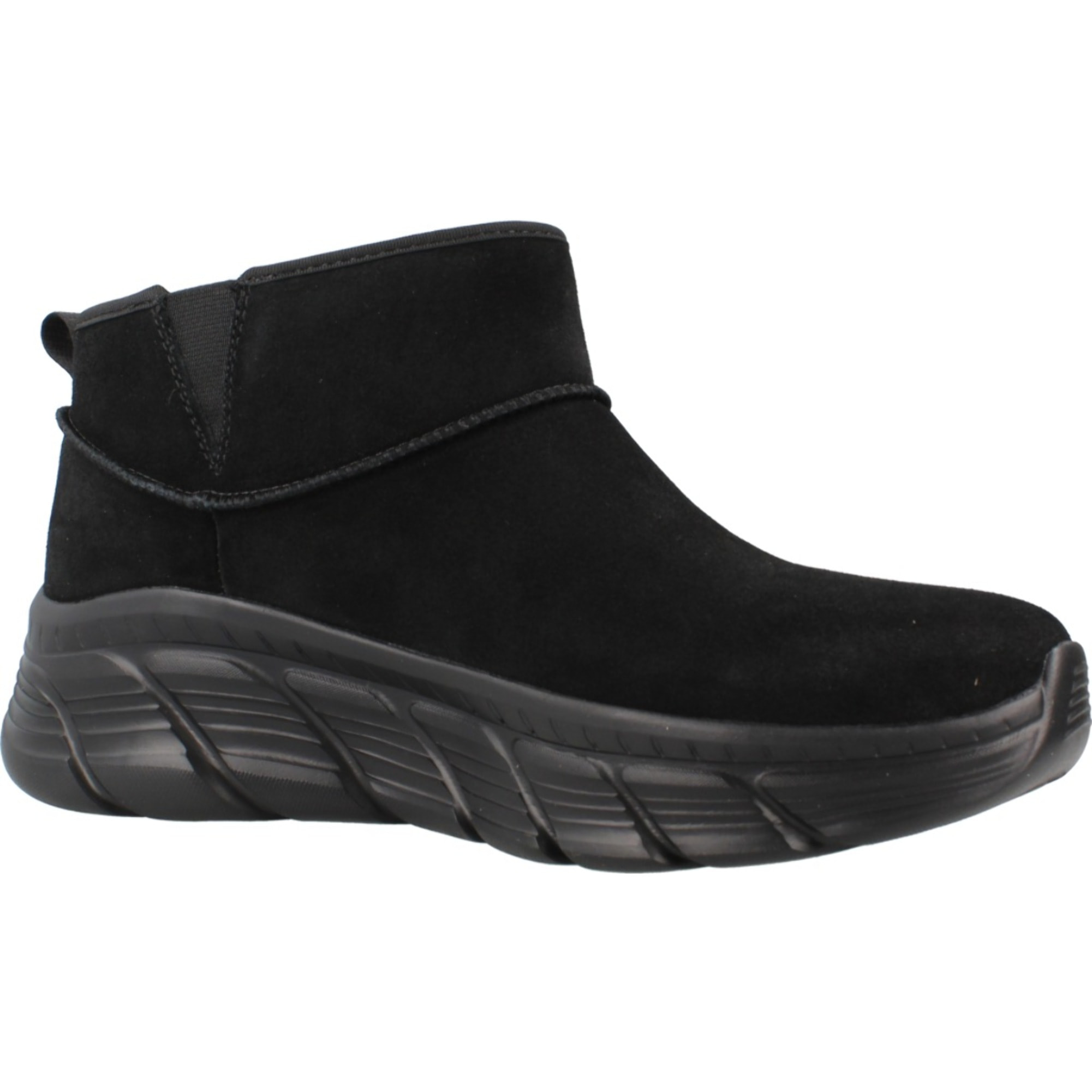 Botines Mujer 117390s Bobs B Flex Hi Frost Negro