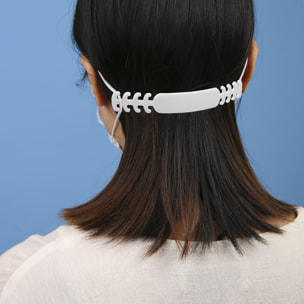 Pack X5 Salvaorecchie collo per maschere, in silicone morbido e flessibile.