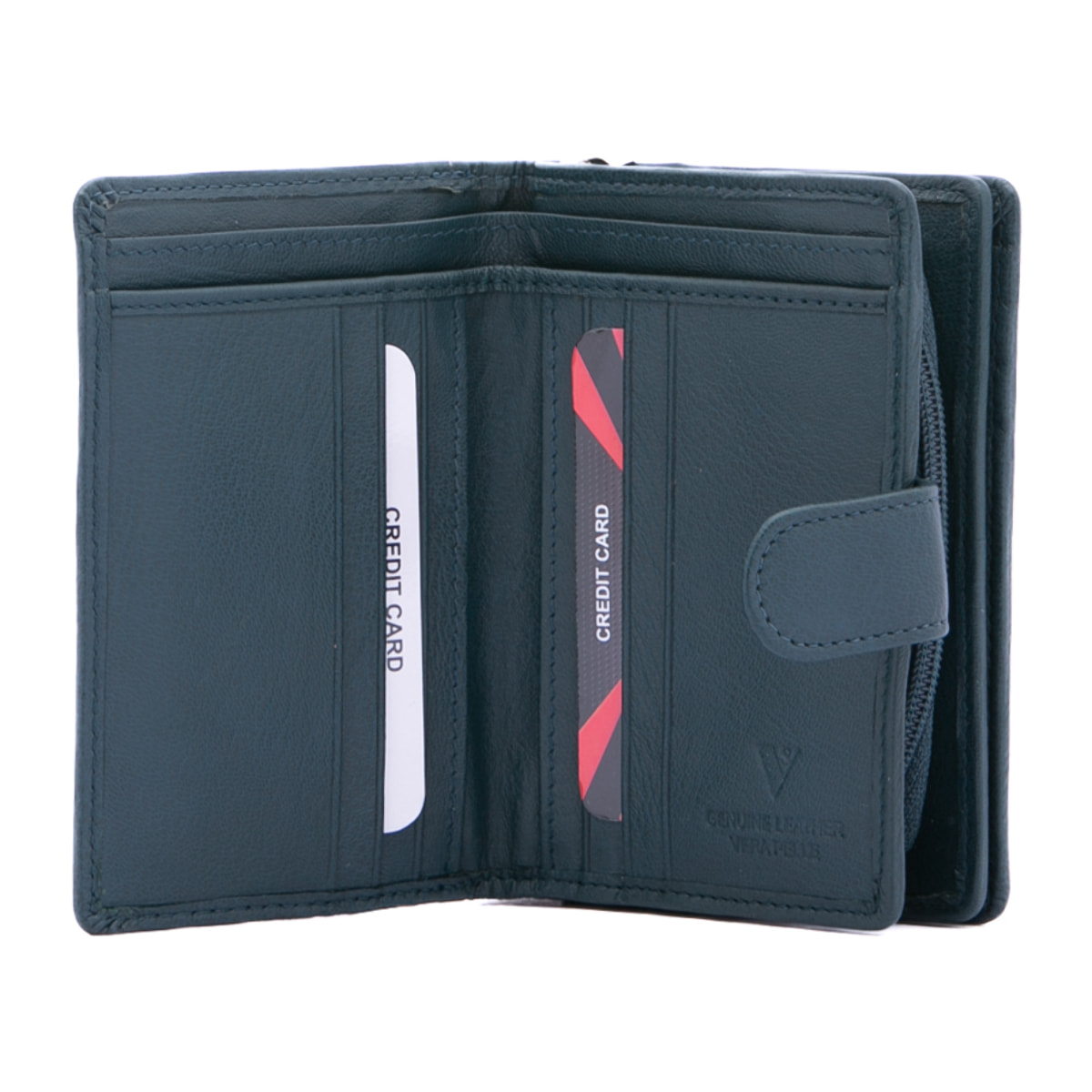 Portafoglio  da donna ecopelle Prodotto Vegano 13x9,5x4 cm