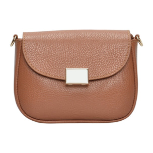 Borsa a spalla Anna Luchini Cammello