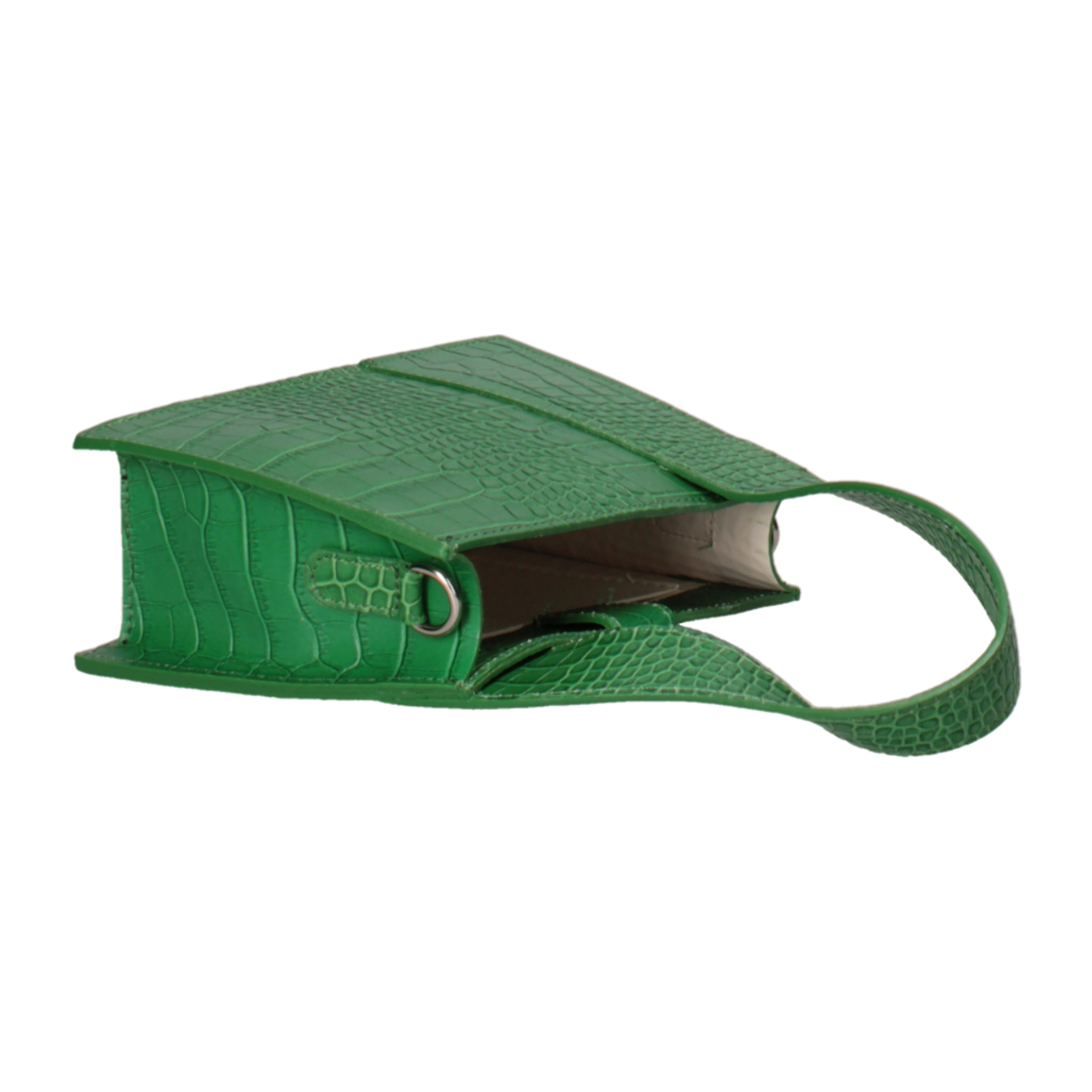 Borsa a mano da donna In Vera pelle Made in Italy 21x14x8 cm