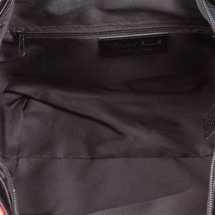 Cassandra Borsa tote Donna.Pelle autentica Camoscio Inciso Intrecciato