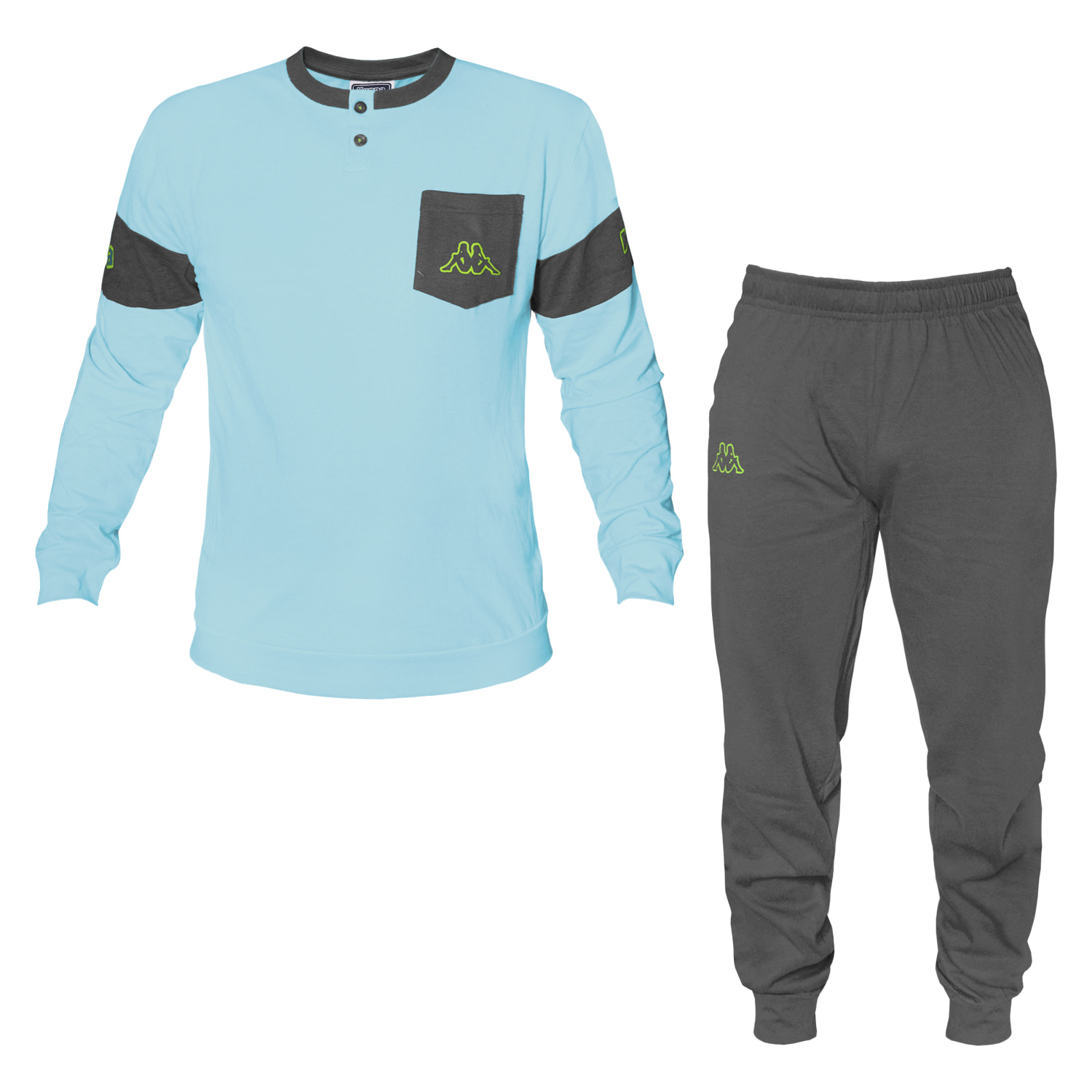 Pigiama Lungo Uomo KAPPA Cotone Leggero