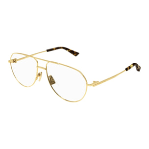 Gafas de Vista Bottega Veneta BV1302O-001 de Metal Unisex 57 mm