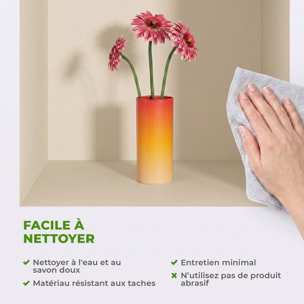 Stickers muraux 3D | Sticker Mural Autocollant effet 3D fleurs rouge et blanc - Stickers adhésifs 3D Chambre Salon Trompe l'oeil