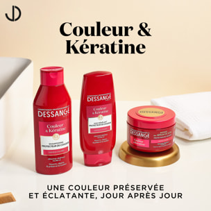 Dessange Couleur & Kératine Rituel Protecteur de Couleur Shampooing, Après-shampooing, Masque Cheveux Colorés 250ml,200ml,250ml