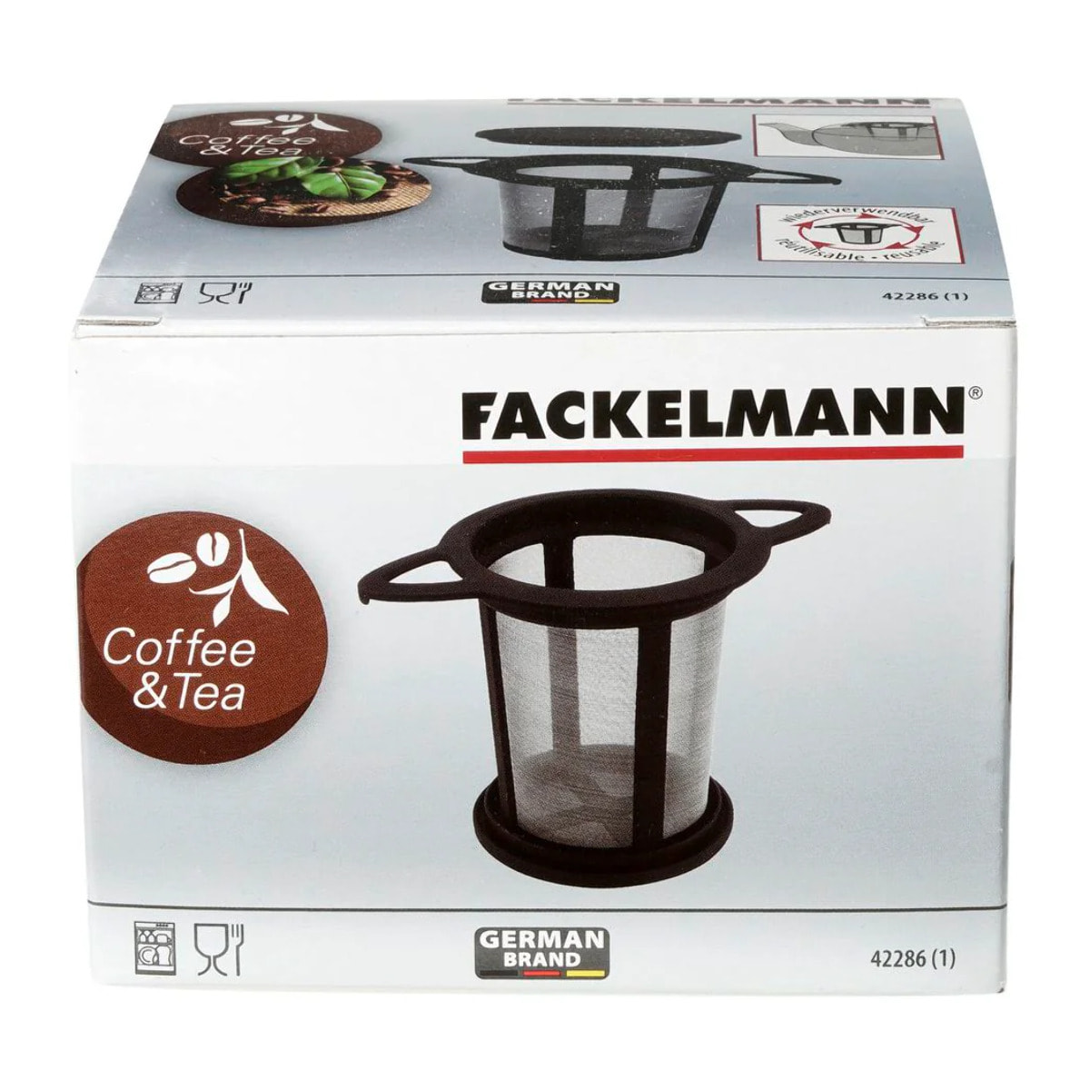 Filtre à thé réemployable pour théière et tasse à thé Fackelmann