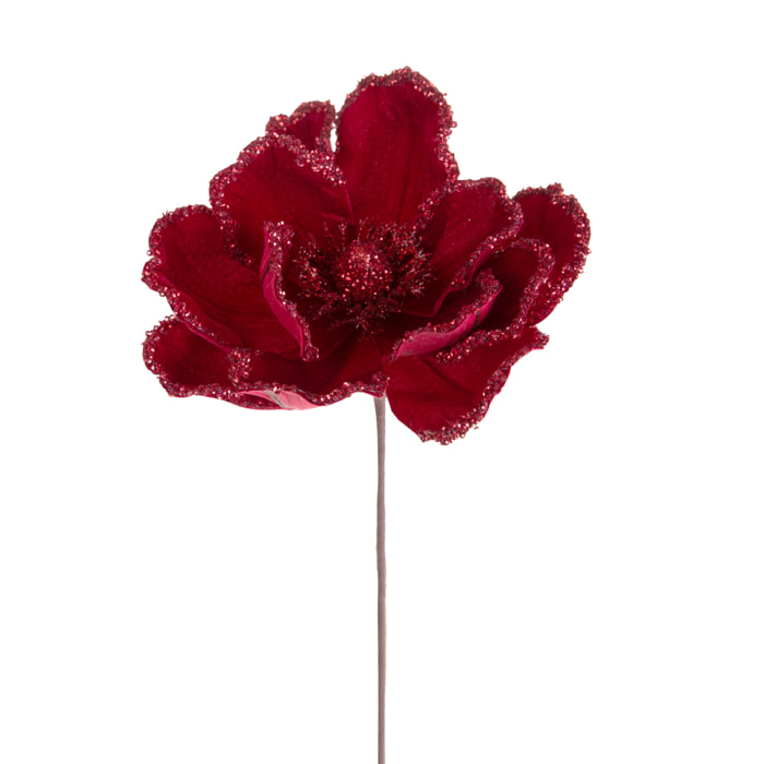 Fiore magnolia - Pezzi 12 - ROSSO - Bianchi Dino SpA