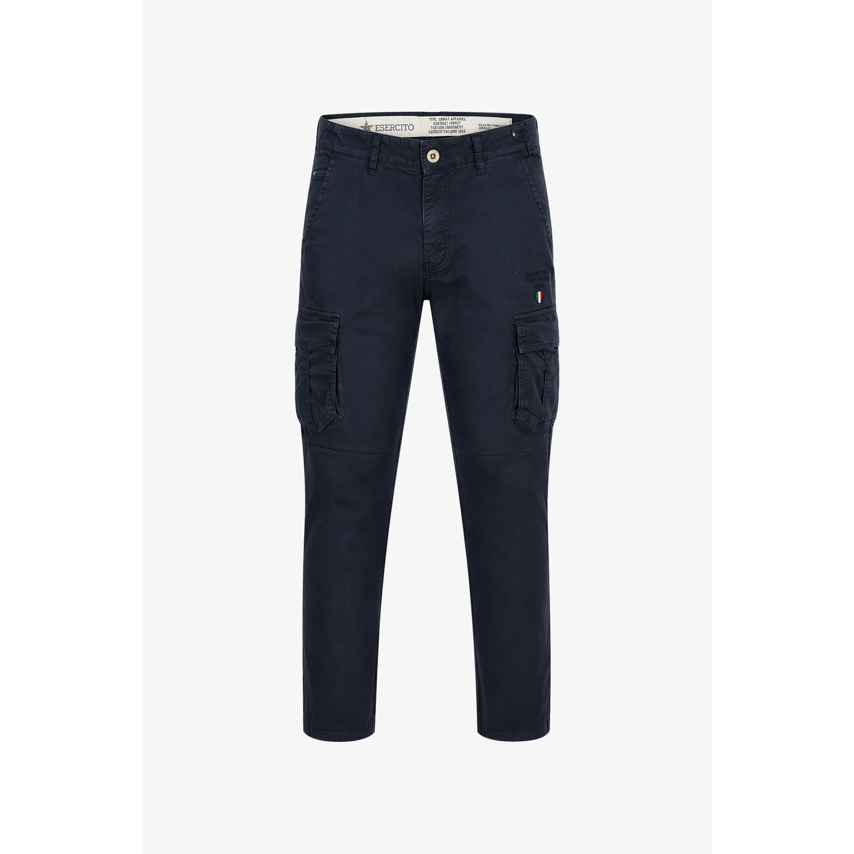 Pantaloni Esercito cargo blu uomo