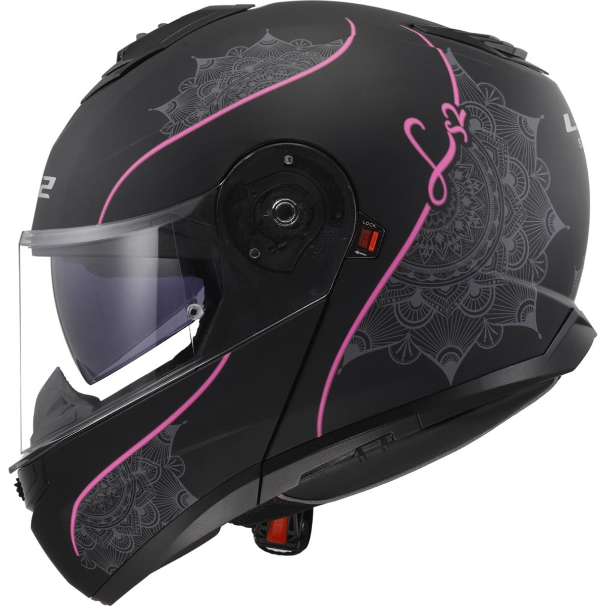 CASCO MODULAR LS2 FF908 STROBE II LUX M.BLACK PINK-06