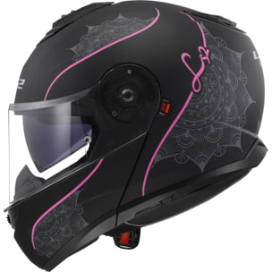 CASCO MODULAR LS2 FF908 STROBE II LUX M.BLACK PINK-06