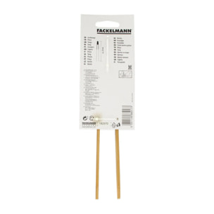 Set de 2 ustensiles de cuisine pince cuisine en bois Fackelmann Boisselerie