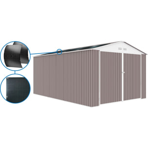 Garage métal "Nevada" - 18,56m² avec panneaux solaires