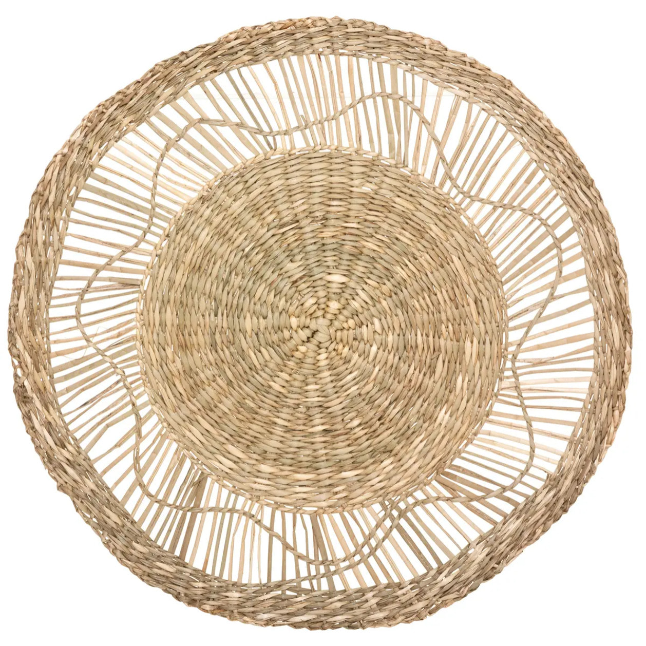 Set de 3 déco murales roseau D18/28/38cm