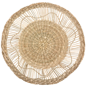 Set de 3 déco murales roseau D18/28/38cm