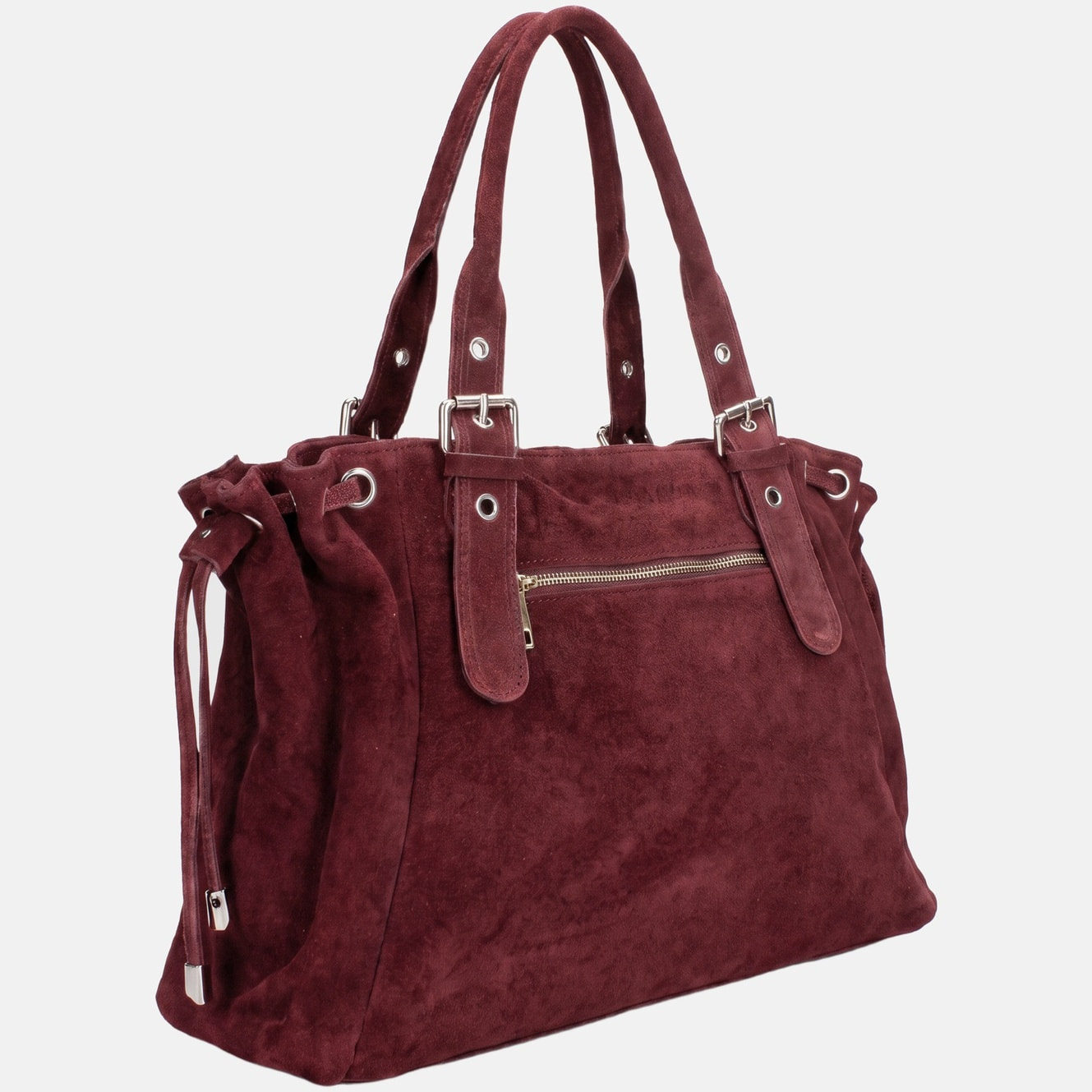 Borsa a mano da donna Made in Italy - Modello Celeste Plus - 100% pelle - 20.0 x 28.5 x 41.0 cm
