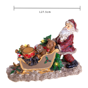 Babbo natale - Pezzi 2 - 27,5xH19,5x10,5cm - Bianchi Dino SpA