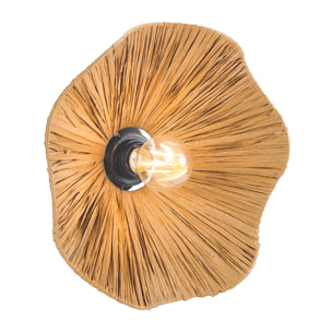 Forlight Aplique LED Rainfo E27 15W Negro, Iluminación interior Elegante y Resistente
