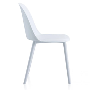 Pack 4 sillas de comedor Sabra Blanco