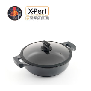 Metaltex Cacerola Antihaderente Baja Línea XPERT 26 cms 3,3l