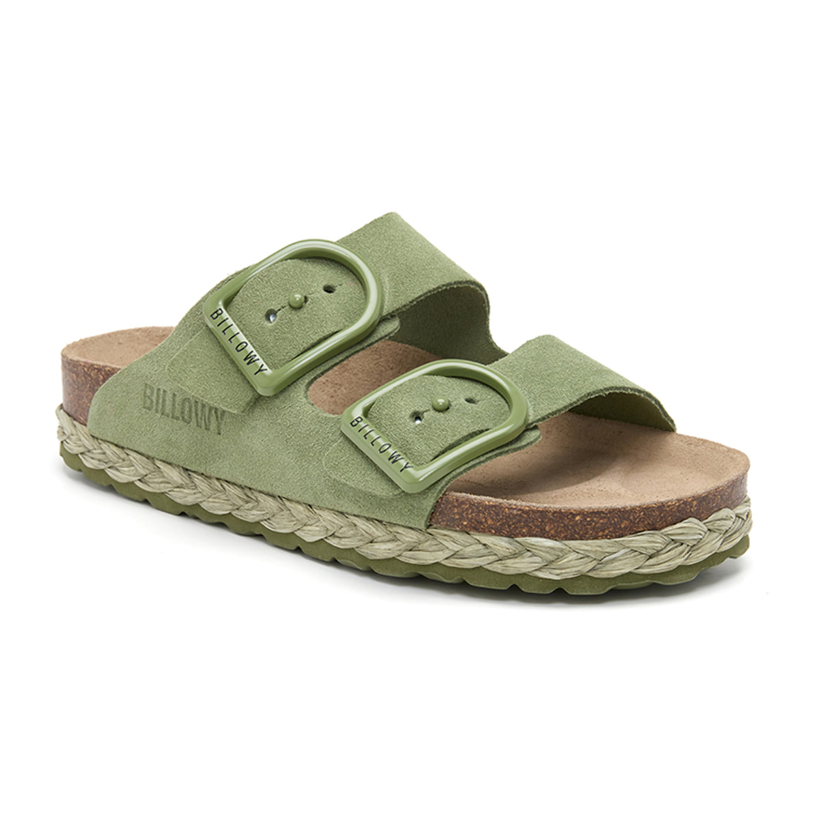 SANDALO CON ZEPPA BILLOWY VERDE