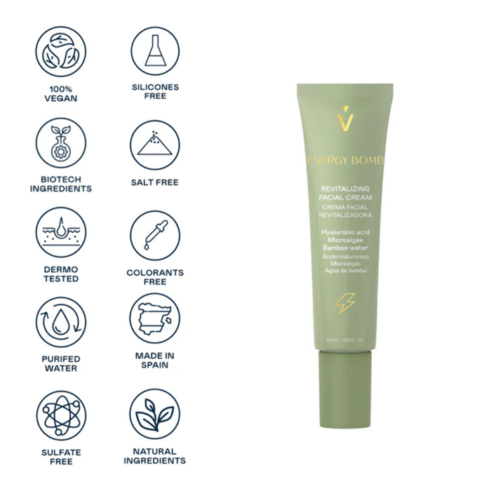 Crema Facial Revitalizante Energy Bomb - 50 ml