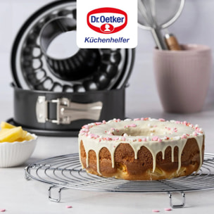 Moule à manqué à charnière avec fond à savarin 20 cm Dr Oetker Back Freude