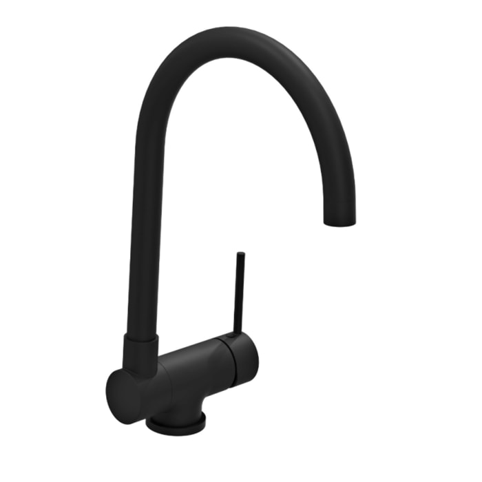 Robinet cuisine rabattable Masterline noir mat
