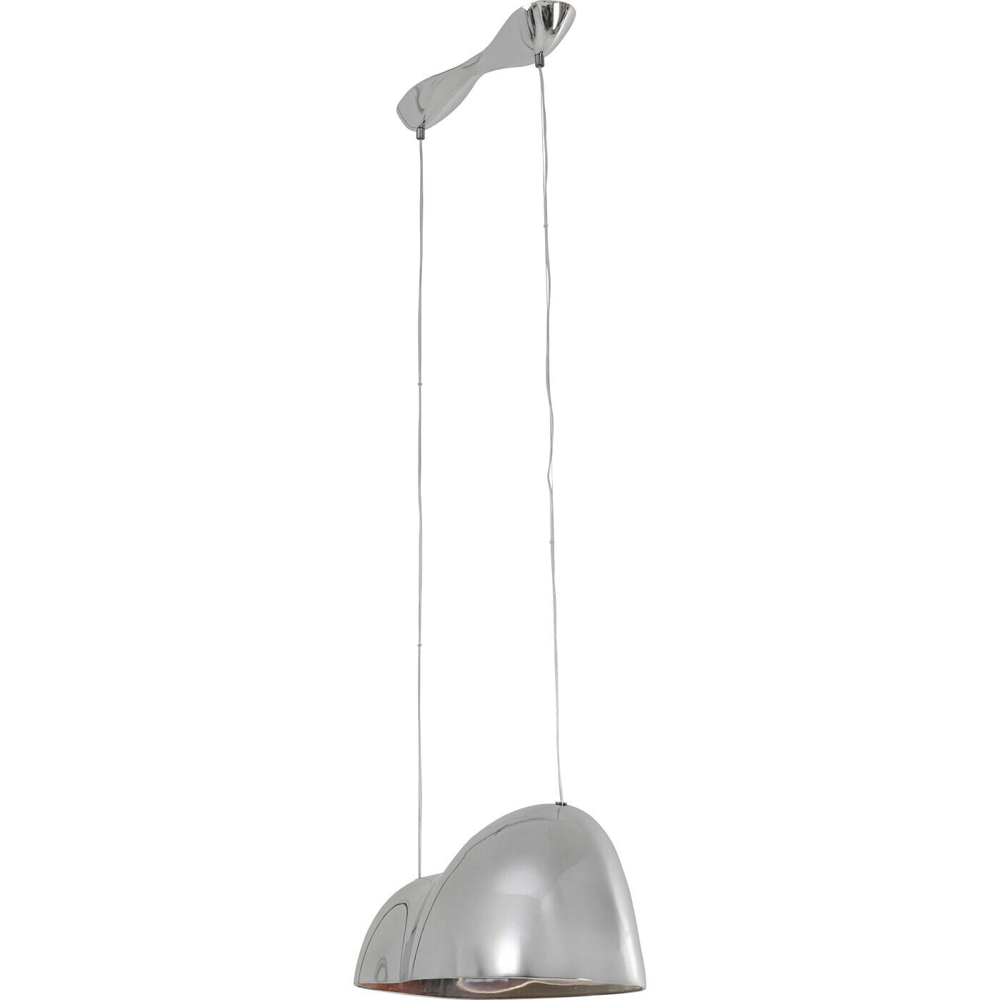 Suspension Cloud Beam Double 70cm argentée Kare Design