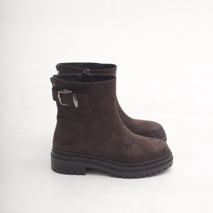 STIVALETTO CINTURINO TESTA DI MORO