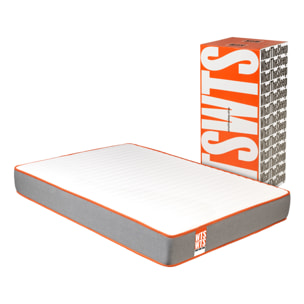 Colchón Muelles Ensacados Viscoelástico 24cm Premium Firmeza media alta FUNK · WHAT THE SLEEP