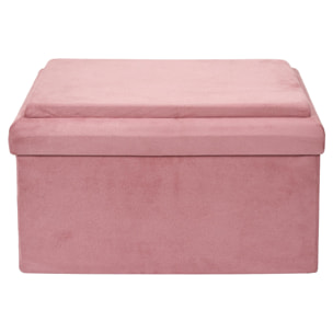 COFFRE BANC PLIABLE COMPATIBLE BRIQUE ROSE