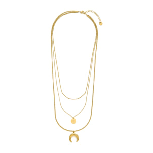 Collar Salsu acabado oro amarillo 18k