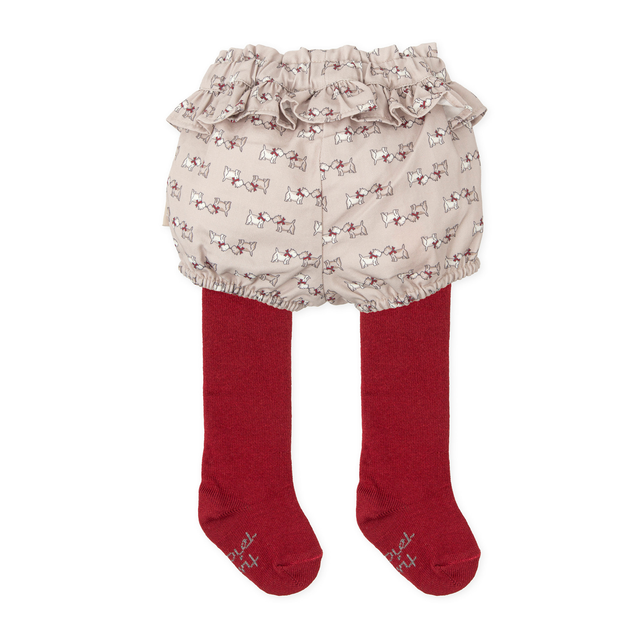 Pantalon bombacho y leotardos . - Topo