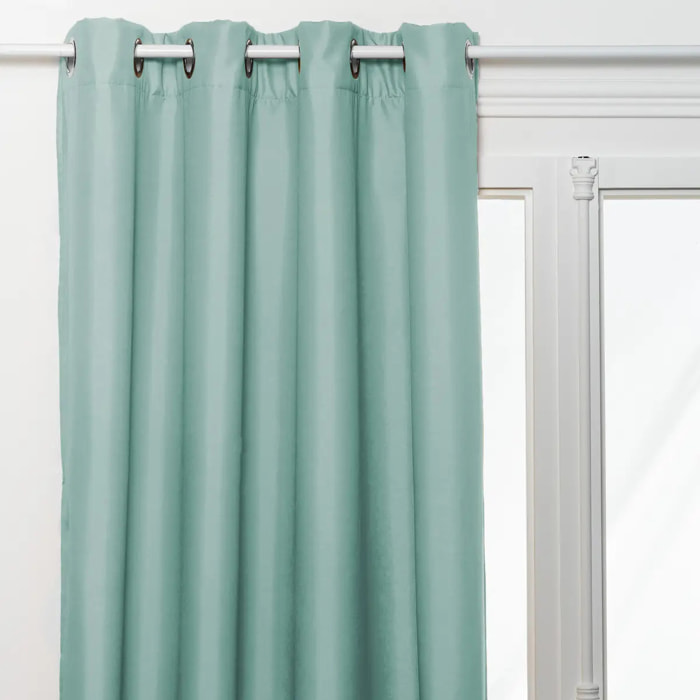 Rideau isolant Neal vert céladon 140x260cm