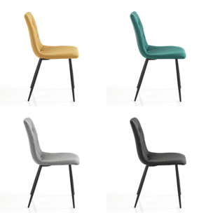 Tomasucci Lot de 4 Chaises MESH COLORS (4 chaises colorées)