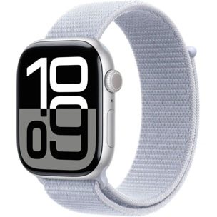 Montre connectée APPLE WATCH Serie 10 42mm Alu/Argent Loop Cellular