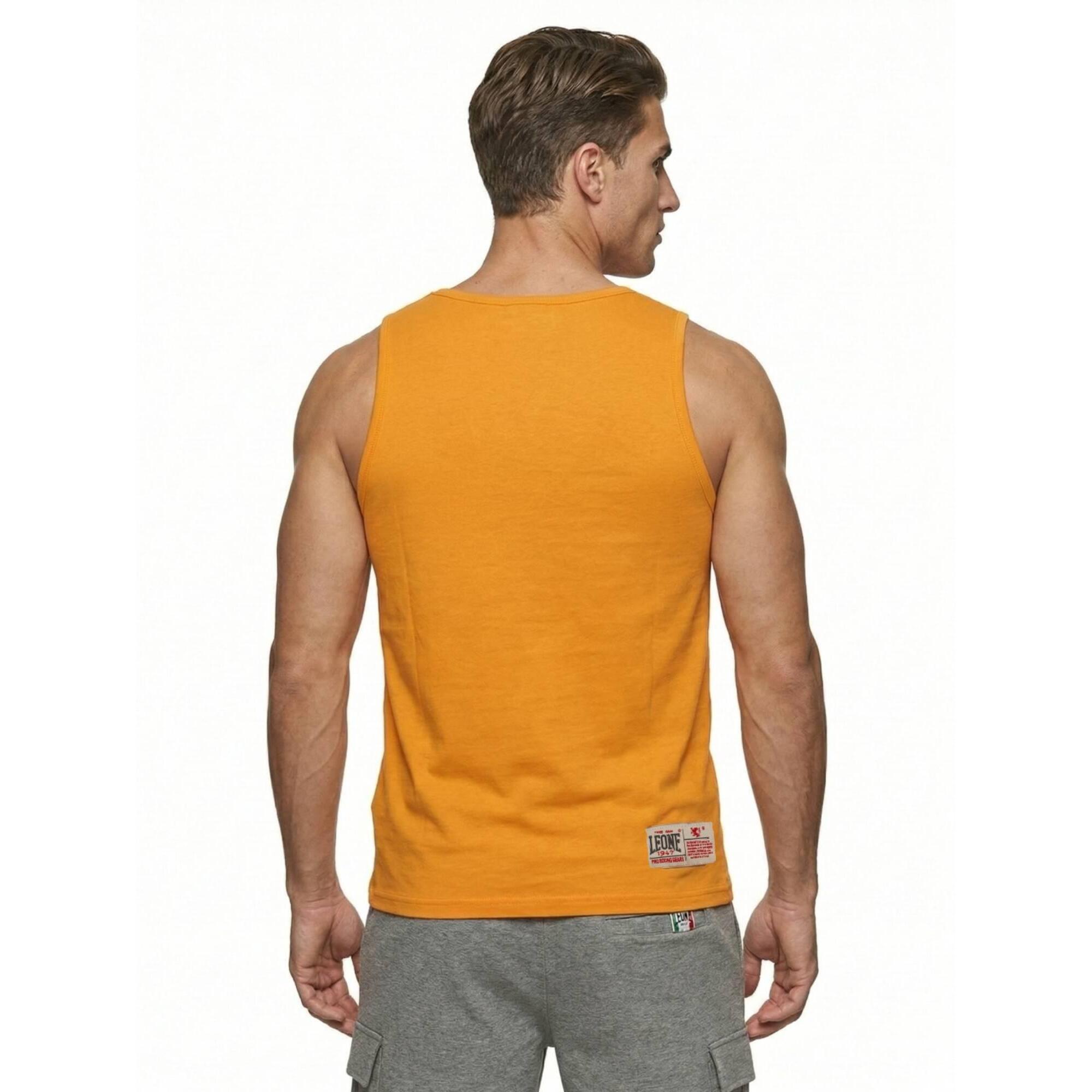 Canotta Leone 1947 Apparel con grande logo Boxing. Stile deciso per allenamento.