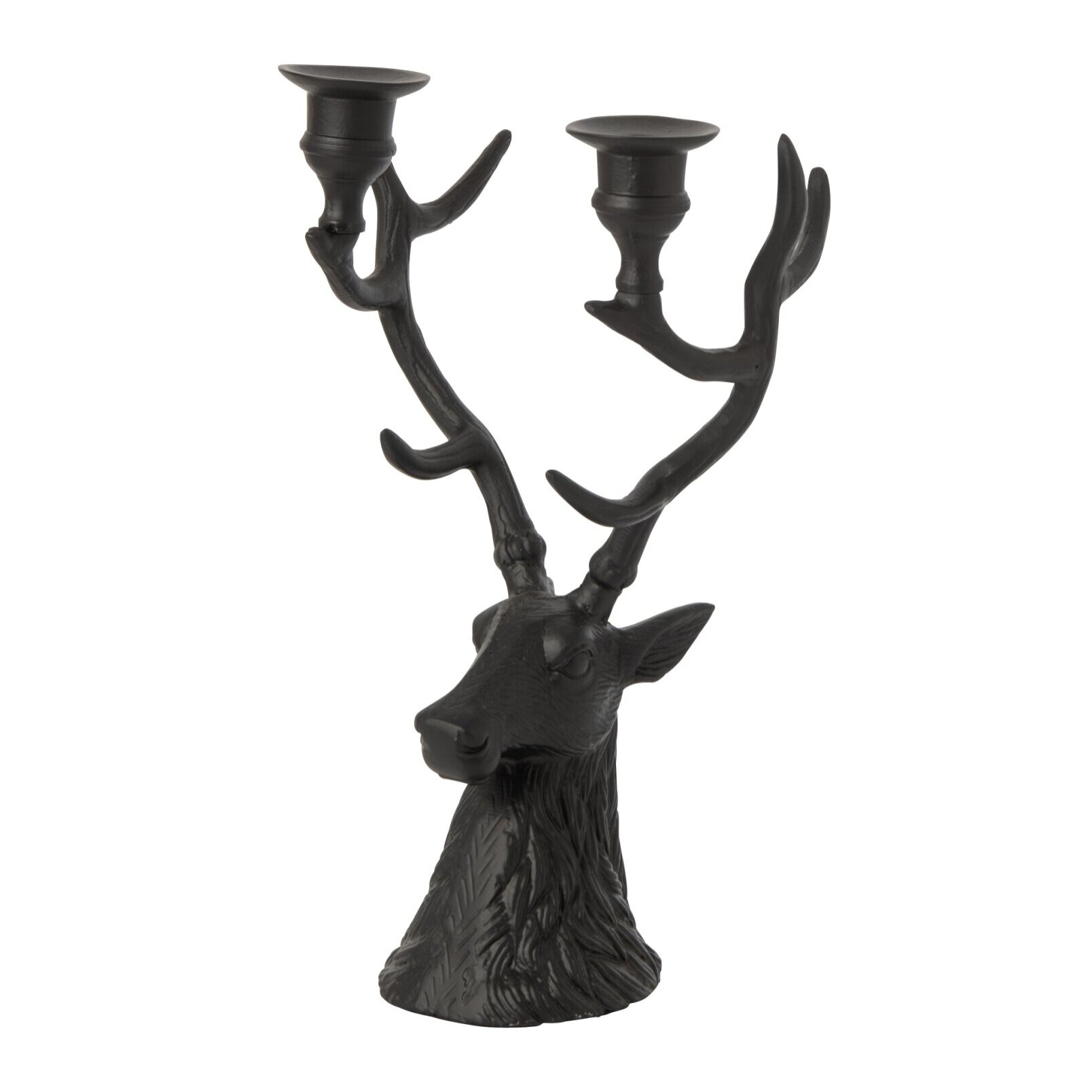 J-Line Chandelier Cerf Aluminium Noir