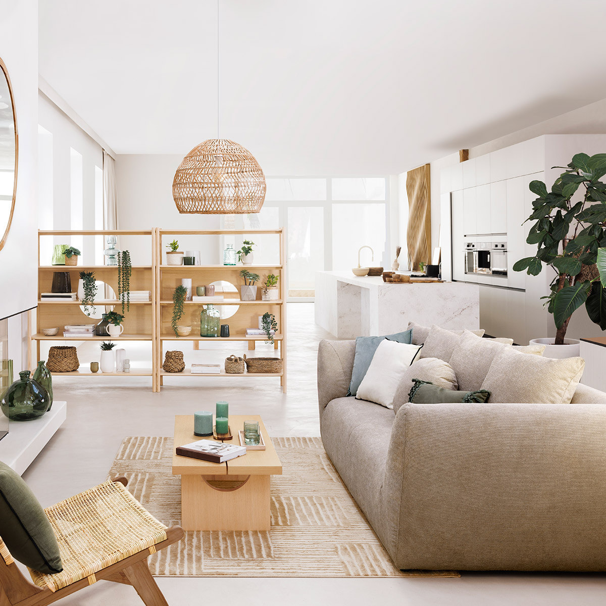 Canapé "Floyd" - 3 places - beige