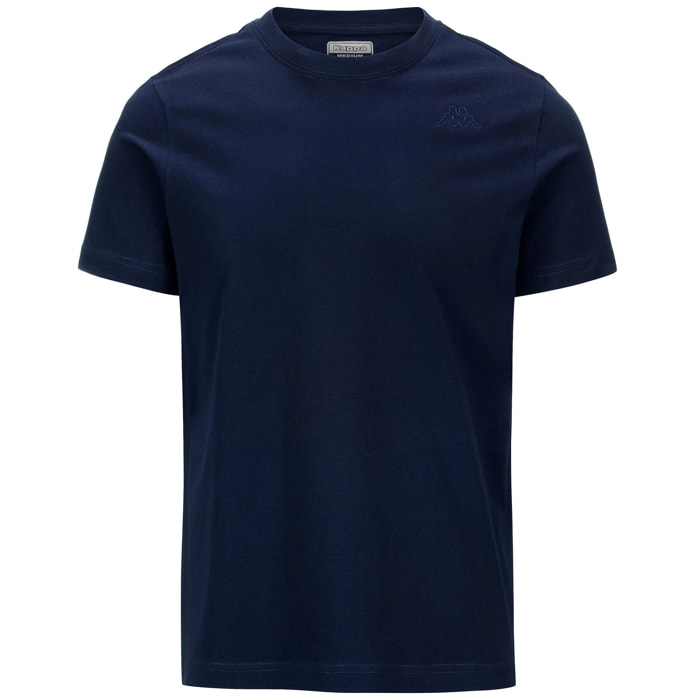 T-Shirts & Top Kappa Uomo Logo Korpo Cafers Slim Blu