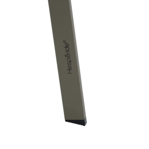 Table d'appoint de jardin ronde "Saona" café 50 x 45cm en acier