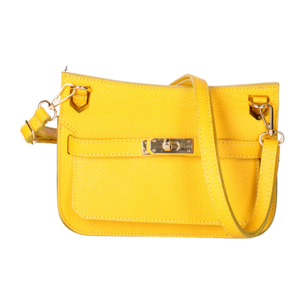 Borsa a tracolla Katie da donna In Vera pelle Made in Italy 23x17x5 cm