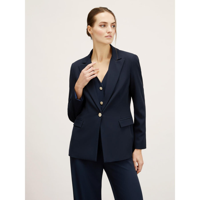 Motivi - Blazer monopetto ad un bottone - Blu