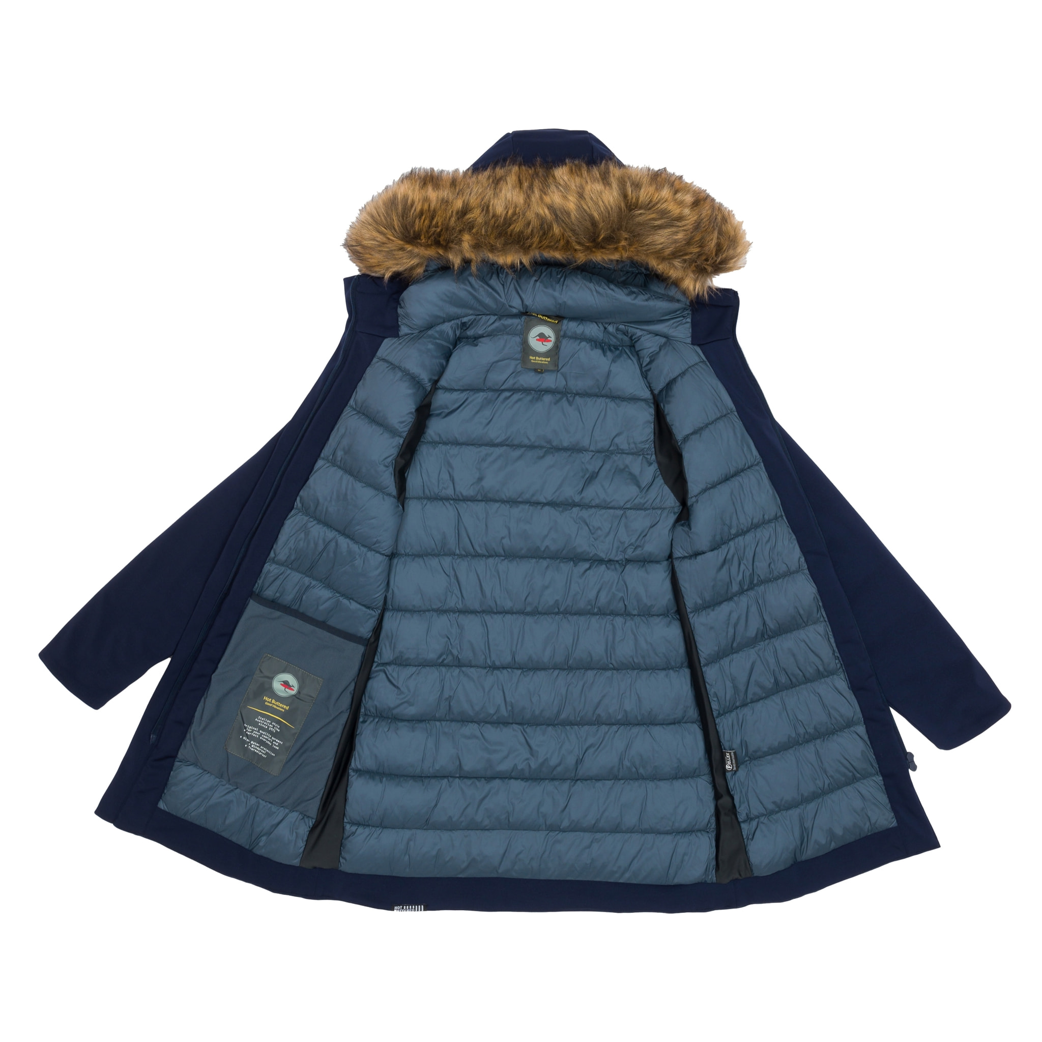 Chaqueta Hot Buttered térmica impermeable Dahlia azul marino