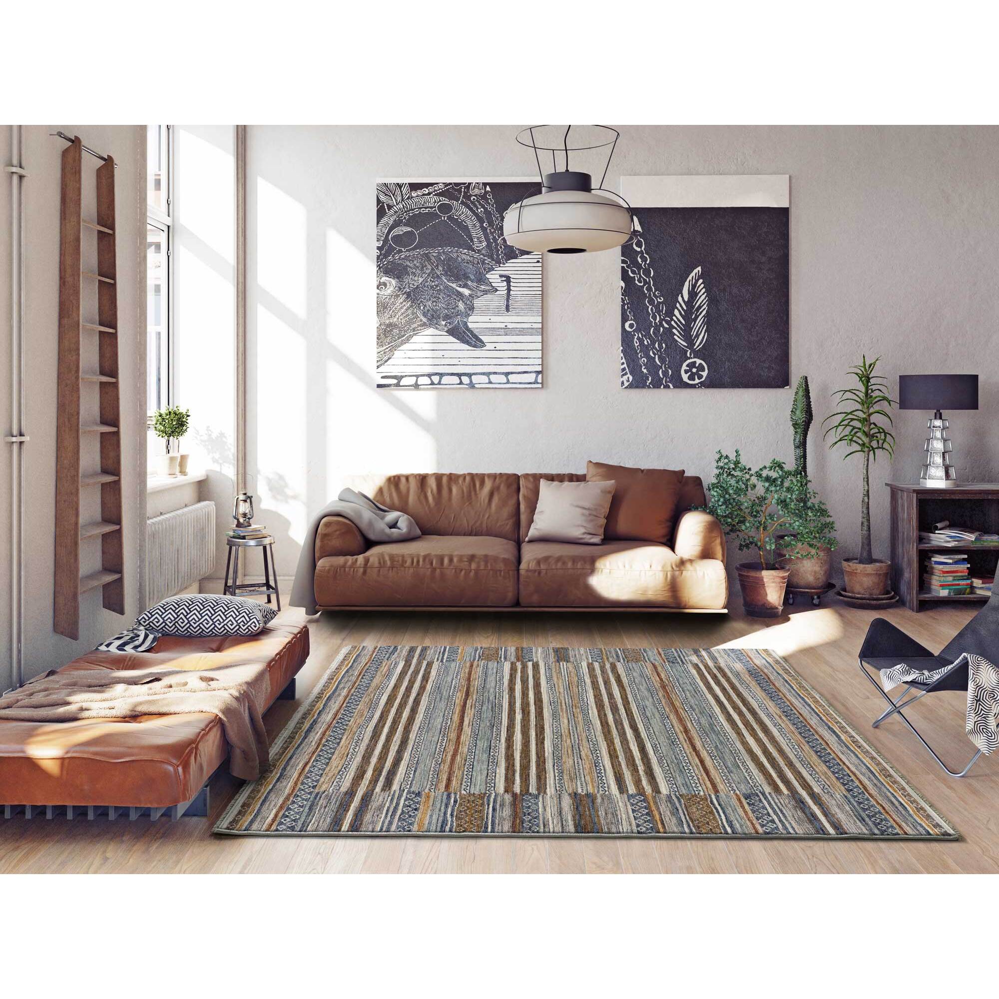 SAMARKAND Alfombra estilo vintage de pelo corto multicolor, varias medidas disponibles