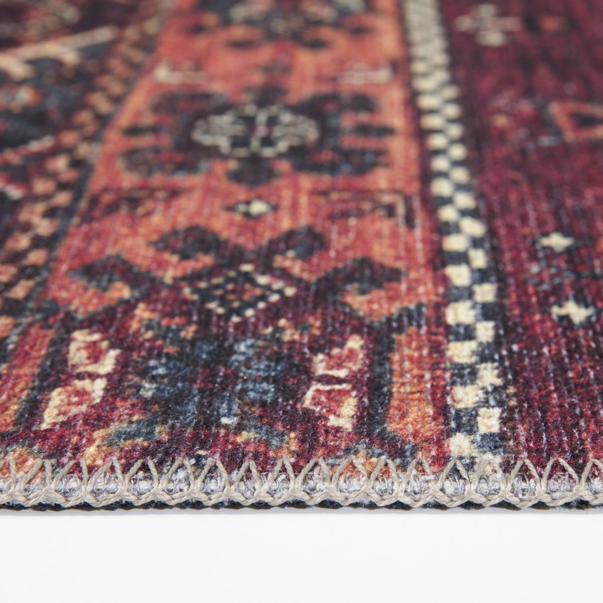 Tapis oriental tissé motif ethnique MIBU