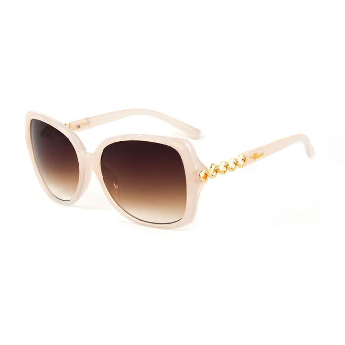 Guess - lunettes de soleil pour femme - marron - protection solaire : protection UVA